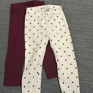Old Navy leggings 2-pack 18m-24m